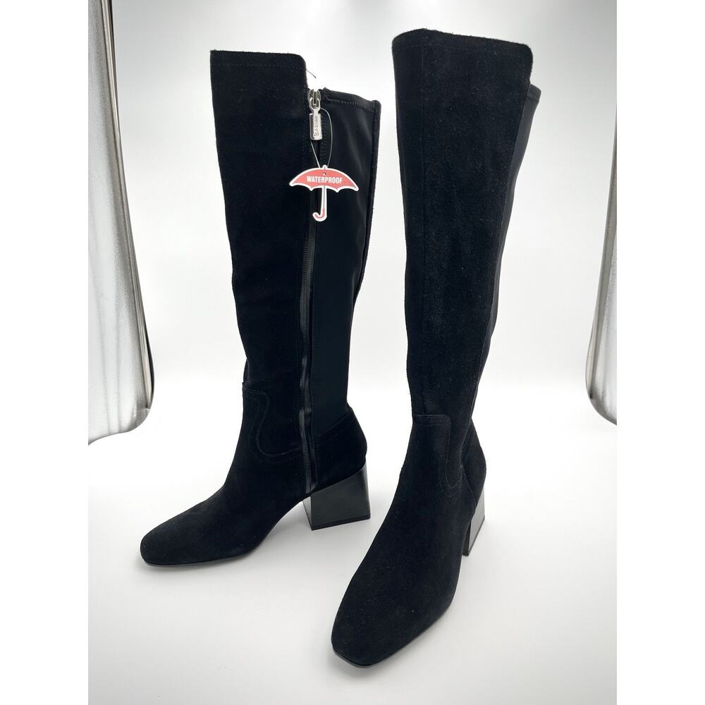 Blondo Tenor Size 6M Waterproof Suede Over The Knee Tall Black Boots Brand NEW